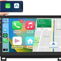 5GWiFi Upgrade Car Stereo for Toyota Tundra 2007-2013 Toyota Sequoia 2008-2018, Touch Screen Car Radio Update with Wireless Carplay Android Auto AM FM