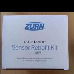 Zurn ZERK-CPM AquaSense E-Z Flush Retrofit Kit with Metal Cover, Chrome