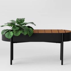 Metal Planter Stands Black