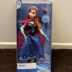 Disney FROZEN Anna Classic Doll With Ring 