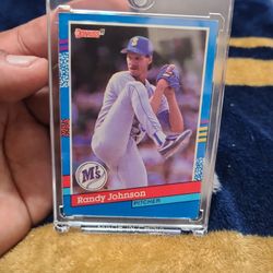 1 Of 1 Randy Johnson/Leonard Harris Error Card