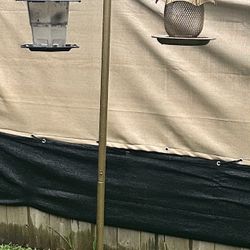 Bird Feeder Metal Pole Holder 