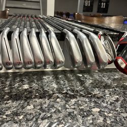 2023 LEFT HANDED TaylorMade P790 5-AW, 52-56-60 Vokey SM9 Stealth Rescue Hybrid & 2+ Driver