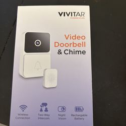 Video Doorbell And Chime Camera Outdoor