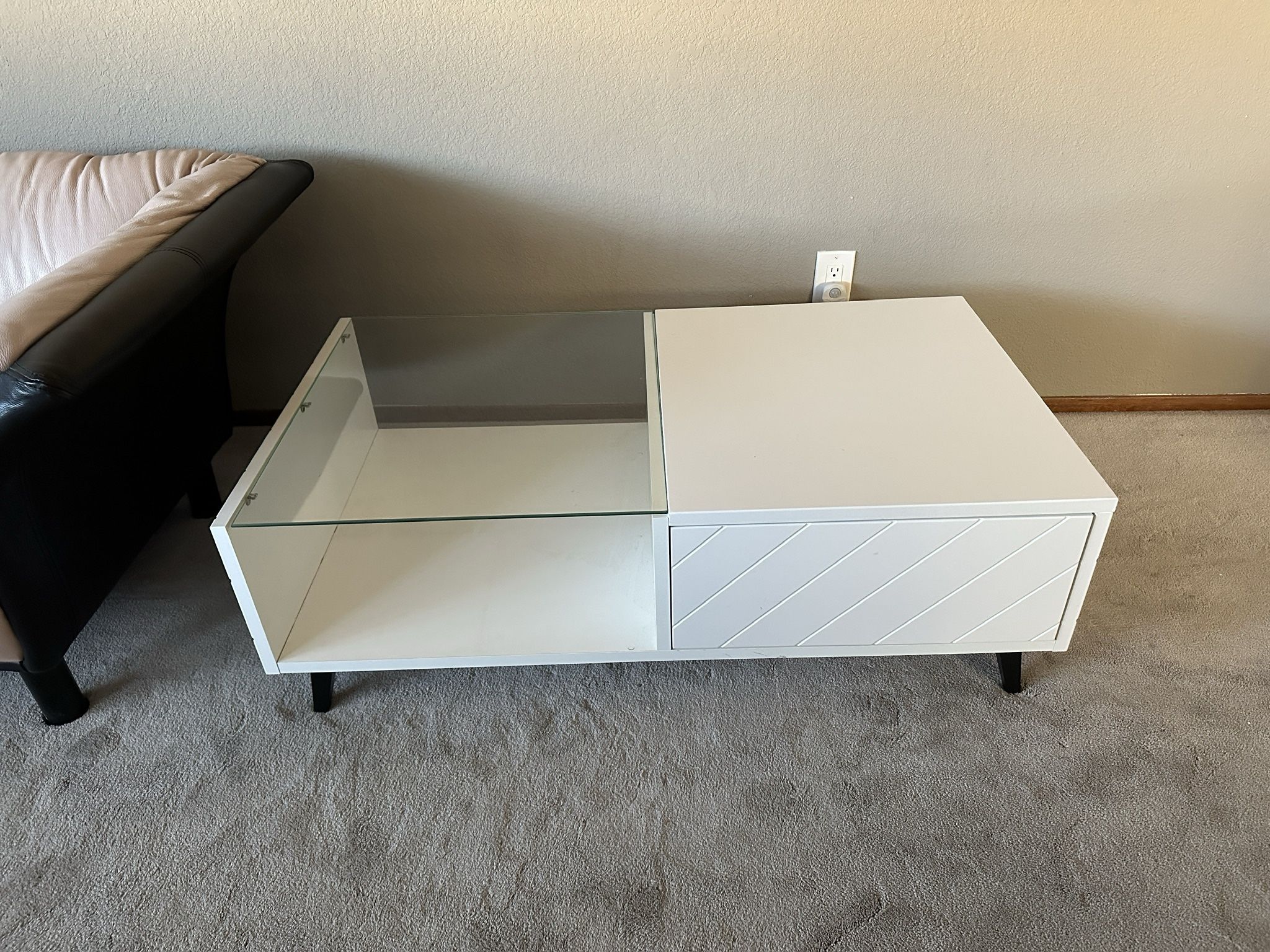 White Modern Coffee Table 