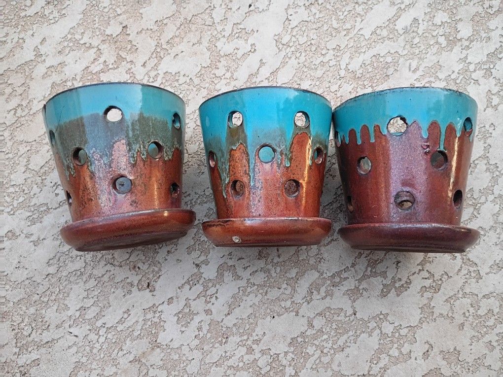Ceramic Plant Basket Pots / Allen