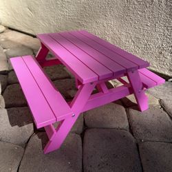 Doll picnic table 