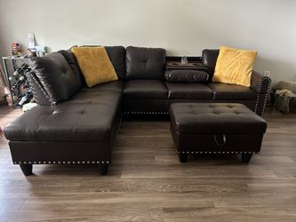 Vegan Modern L-Shaped Sectional