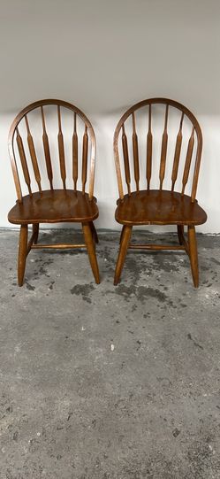 good condition, wooden chairs 2 good condition, wooden chairs