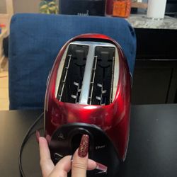 Oster Toaster Red And Black 