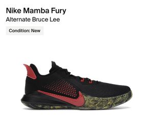 Nike Mamba Fury Alternative Bruce Lee ($250obo)