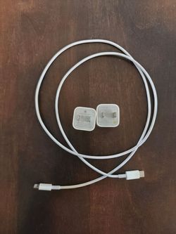 Apple 5W USB Power Adapter Wall Charger for iPhone/Apple Watch/AirPods & Lightning to USB-C Cable