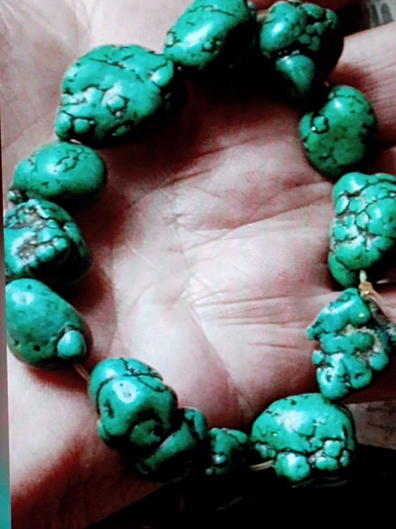 Bracelet...fits All /Turquoise Green