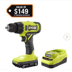 ONE+ 18V Cordless 1/2 in. Drill/Driver Kit with (1) 1.5 Ah Battery and Charger