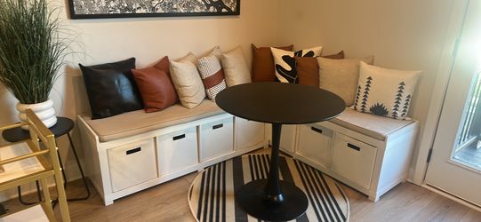 Modern Breakfast Nook / Dining Bench Set