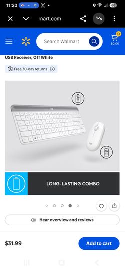 Logitech Wireless Keyboard and Mouse Combo