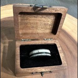 Whitetail Antler Men’s Wedding Ring Size 142