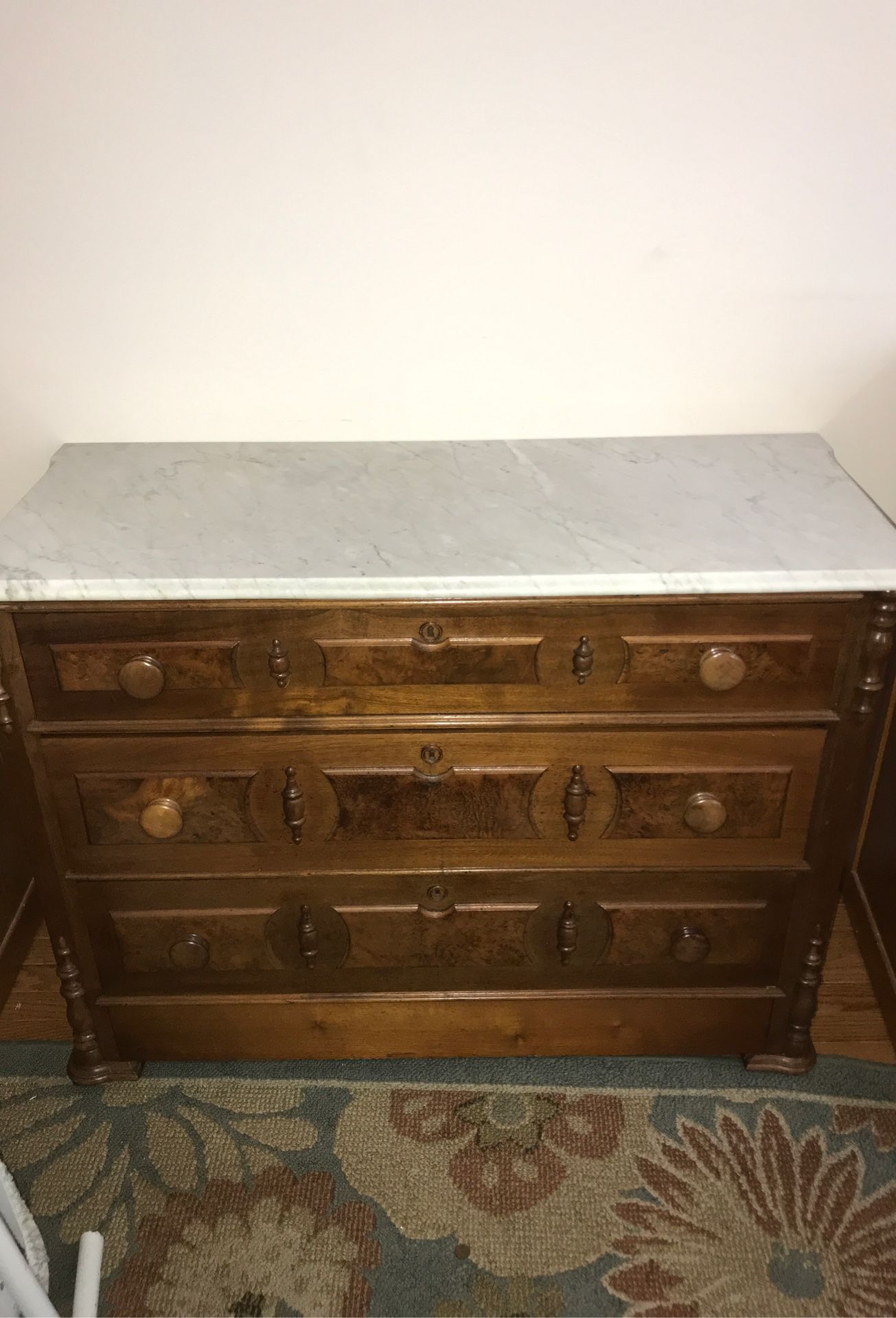 Antique Marble top dresser