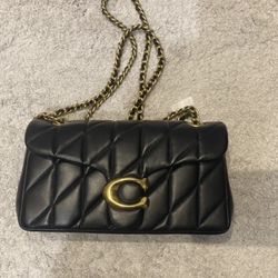 Coach Black Chain Bag