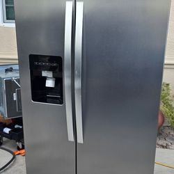2024 WHIRLPOOL REFRIGERATOR  SIDE BY SIDE 36X69 STAINLESS STEEL 