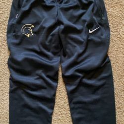 Nike Dri-Fit Sweatpants XL With Spartan Logo