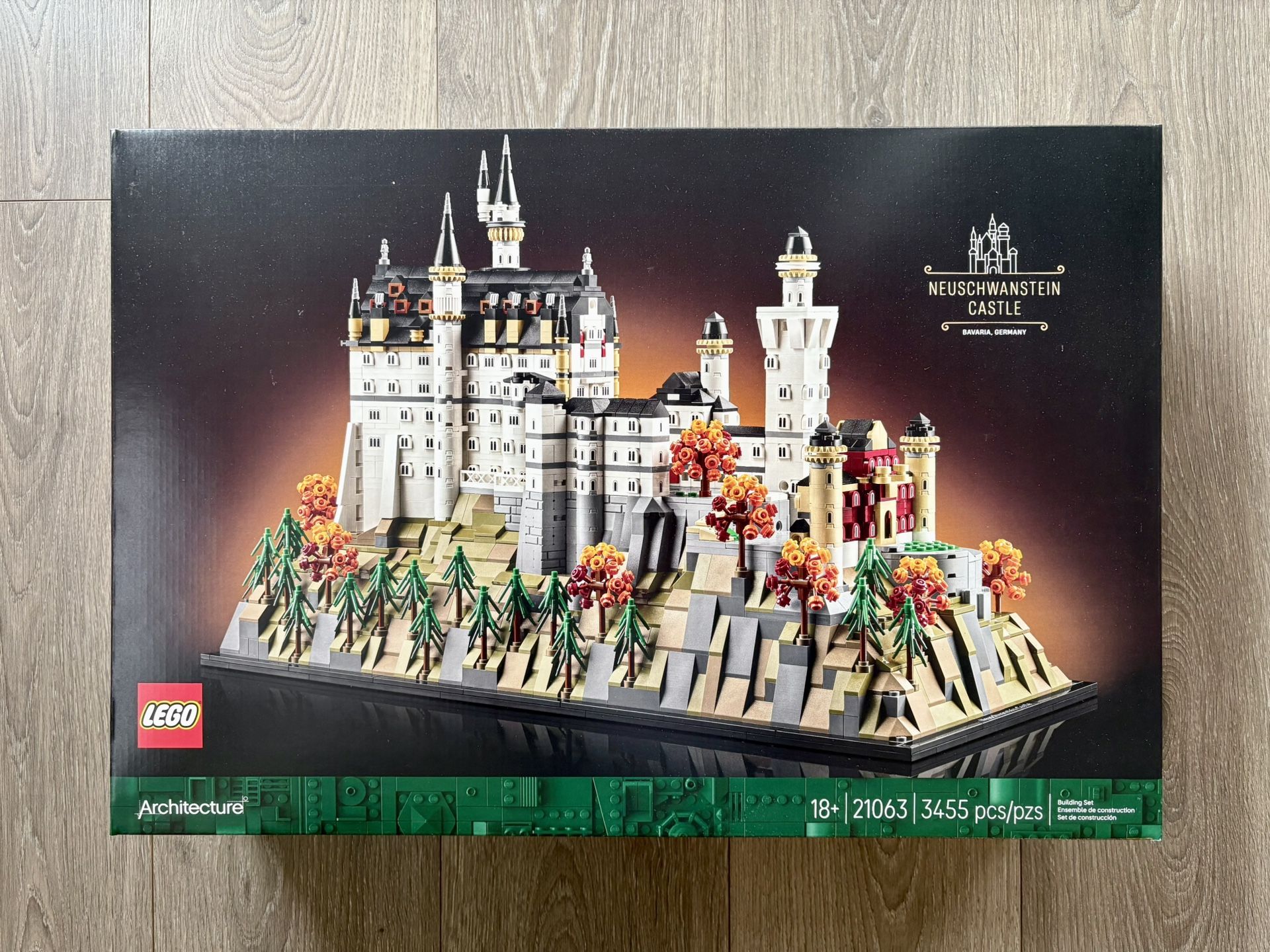 New LEGO Architecture Neuschwanstein Castle 21063