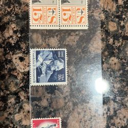 Vintage U.S. Unused Stamps 