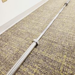 Iron grip olympic bar