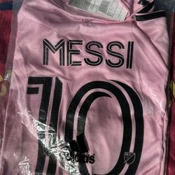 Large Messi Inter Miami Soccer Jersey