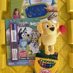 NEW Bluey/coloring Lot 