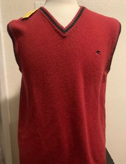 Etro Milano Red Sweater Vest