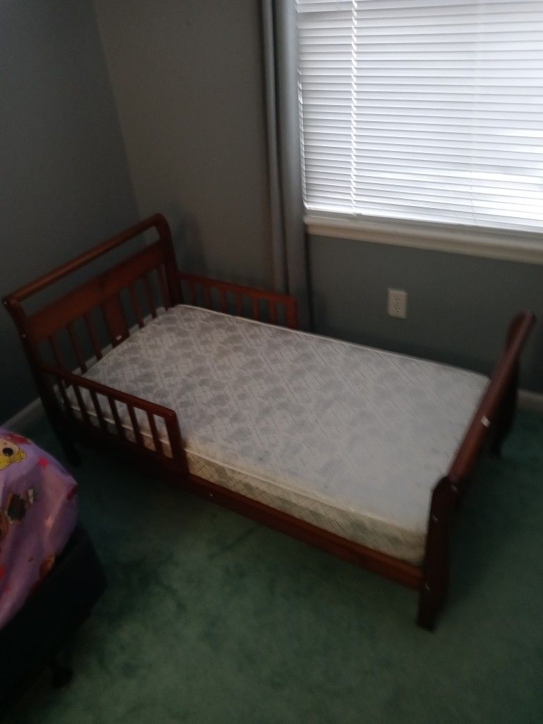 Toddler Bed With Mattress.