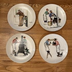 1979 Norman Rockwell Plates “A Helping Hand”