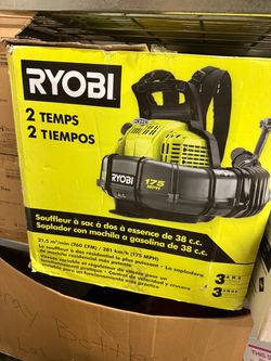Ryobi 38cc 2-Cycle Gas Backpack Leaf Blower