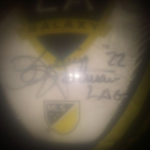 LA Galaxy game Ball Multiple Signature 