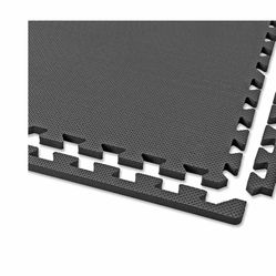 Foam Floor Tiles - 24 x 24", 5⁄8" thick, Black - 25 Tiles