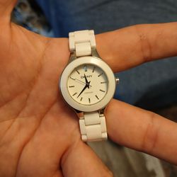 White Ceramic Watch Dkny