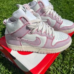 Nike Dunk High 1985  Barely Rose Women's Size 7