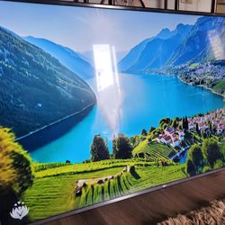 80" LG Smart Tv 4k Great Condition No Legs It Was Mounted.  Tv Has Great Quality Pics No Scratch 