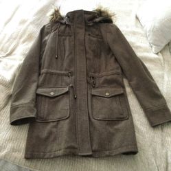 New York And Company Brown Coat Size Small  $25.00