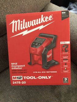 Milwaukee M12 compact inflator