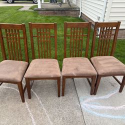 Solid Wood Dining Room Table And Chairs Suede Kitchen Table