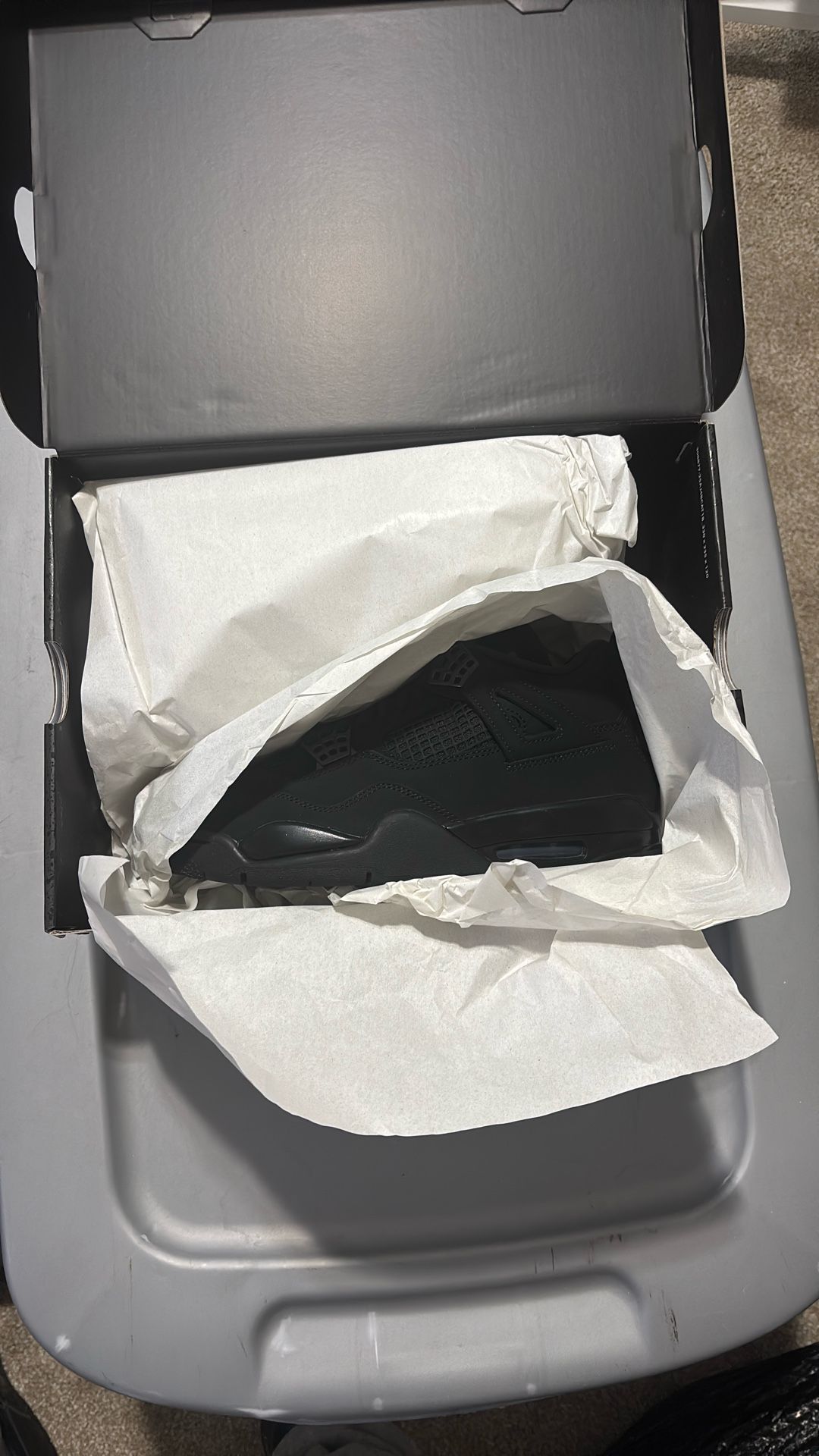 2025 Air Jordan 4 Black Cat Size 8