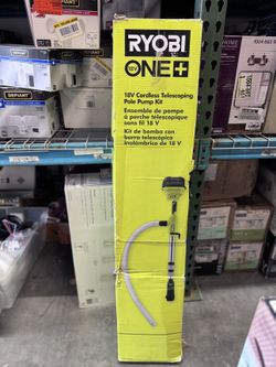 Ryobi 18V ONE+ Cordless Telescoping Pole Pump Kit