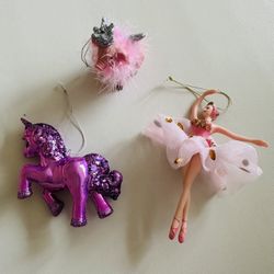 Girly Christmas Ornaments (3)