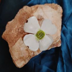 Cottage carved/whittled Dogwood Flower Pin