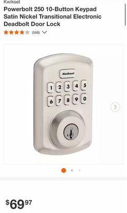 Door lock keypad