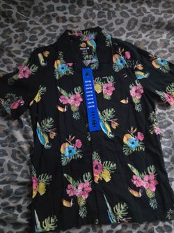 Flowered boys shirt