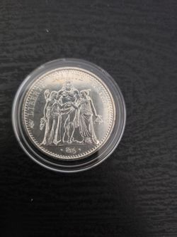 Historical French Hercules Commemorative Medal by Dupré