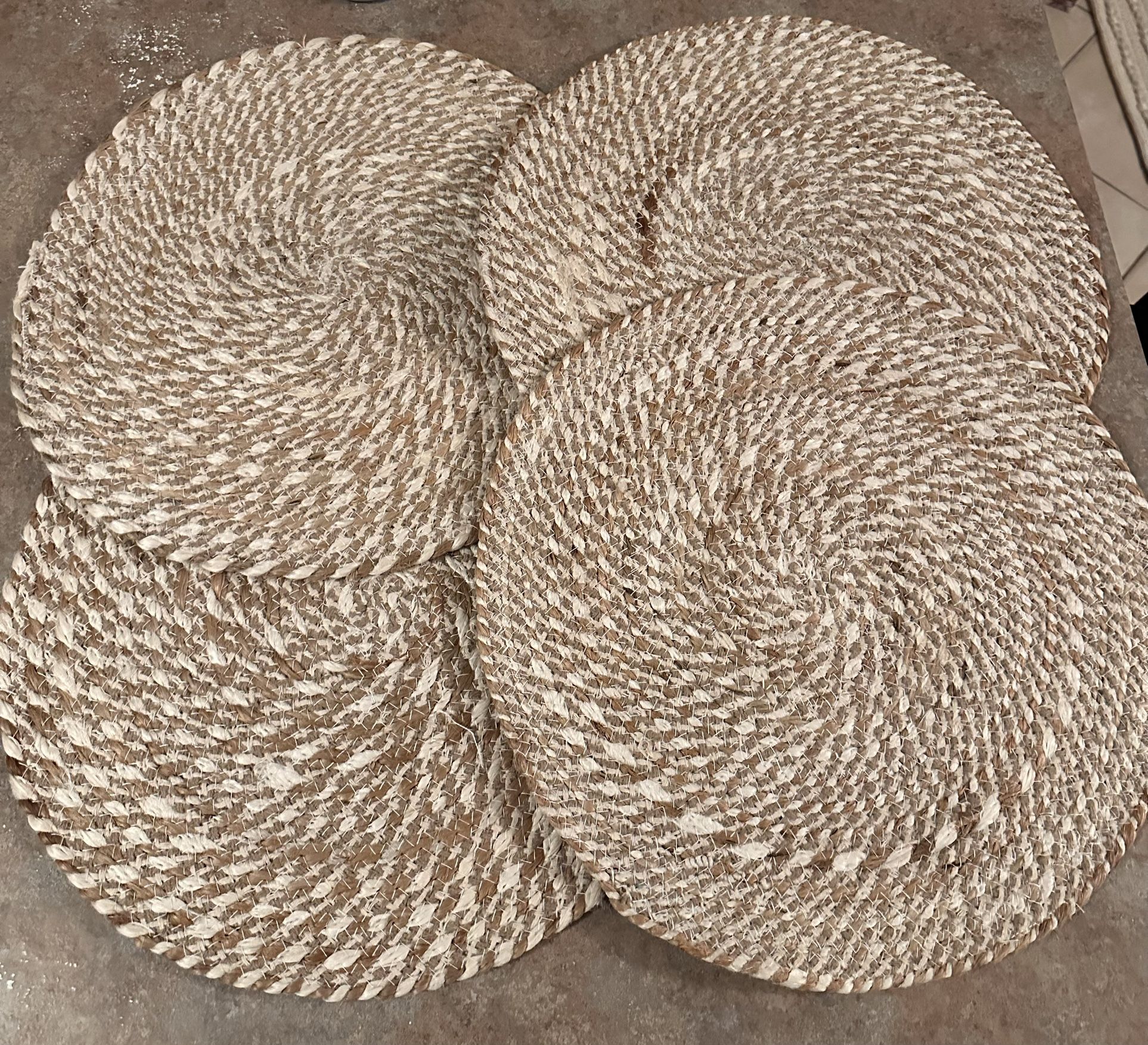 Set Of 4 Jute Placemats
